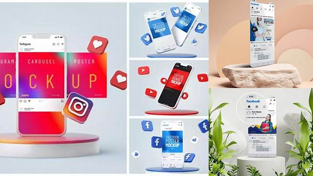 8844+ Facebook Carousel Ad Mockup Psd Customizable Design Files