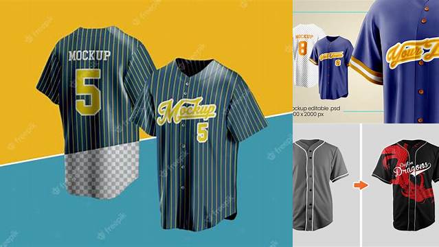 8846+ Baseball Jersey Mockup Psd Free Best for Showcase