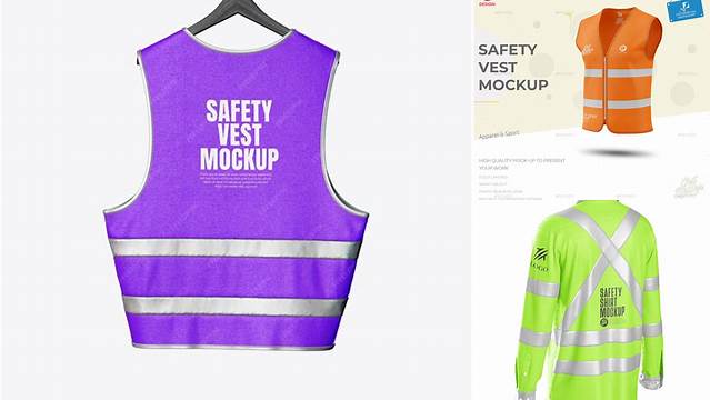 8846+ Safety Vest Mockup Psd PSD Download