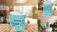 8852+ Can Cooler Mockup Free Digital Download