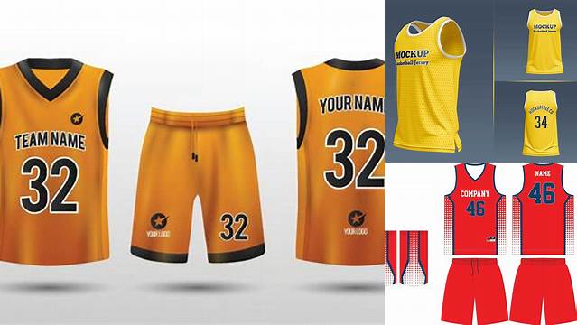 8853+ Basketball Uniform Mockup Free Download Free Mockup PSD