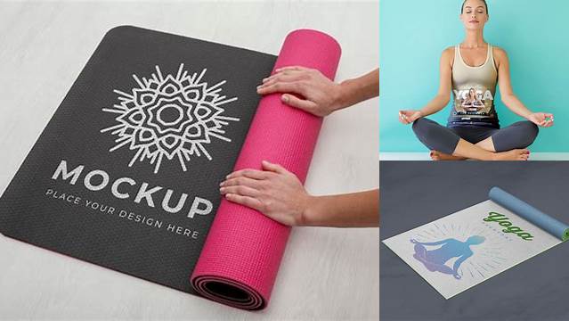 8855+ Yoga Mockup Psd Free High-Quality Editable PSD