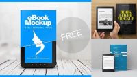 8856+ Ebook Mockups Free PSD