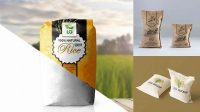 8859+ Rice Bag Free Mockup PSD for Creative Projects