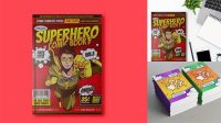 8869+ Comic Book Mockup Include TIFF