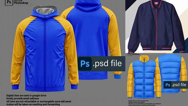 887+ Mockup Jaket PSD Download