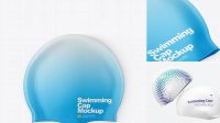 887+ Swim Cap Mockup Smart Layer PSD