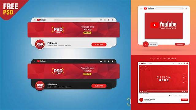 8874+ Youtube Mockup Psd PSD Download