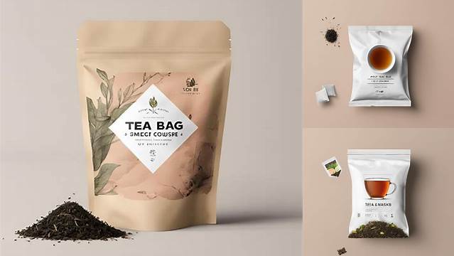 8877+ Tea Packaging Mockup Include TIFF