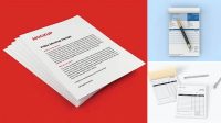 8879+ Invoice Book Mockup High-Resolution PSD Download