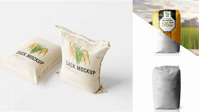 8899+ Free Rice Bag Mockup Include TIFF