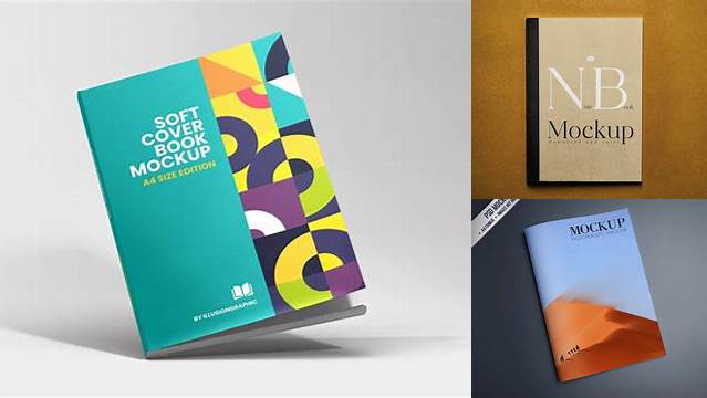 8903+ Exercise Book Mockup Psd Easy Editable