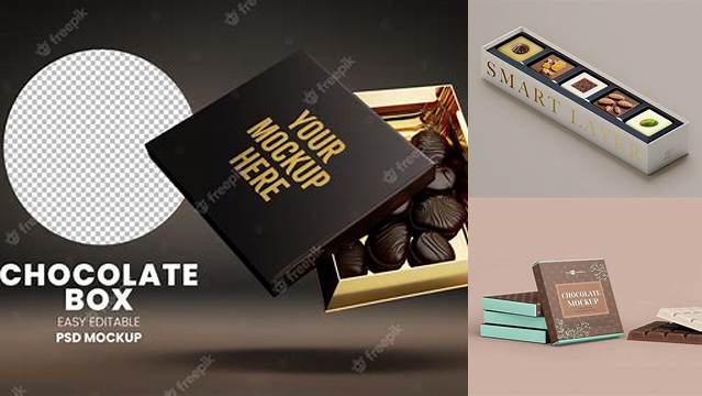 8909+ Chocolate Box Mockups Easy Editable