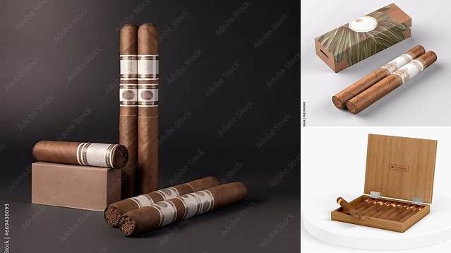 8909+ Cigar Mockup Include TIFF