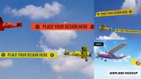 8911+ Airplane Banner Mockup Hight Resolution