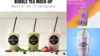 8913+ Boba Tea Mockup Mockup PSD