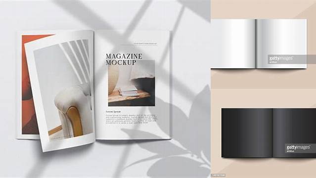 8916+ Glossy Magazine Mockup High Resolution