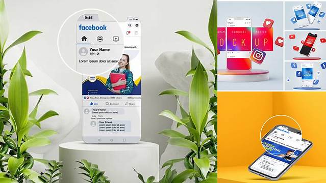 8924+ Facebook Carousel Ad Mockup Psd Free Customizable PSD Templates