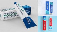 8926+ Toothpaste Box Mockup Free Download Free