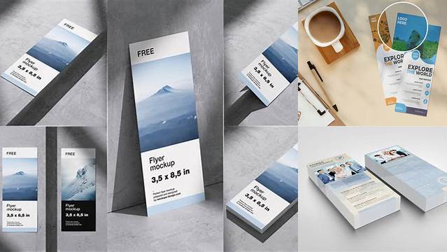 8951+ Rack Card Mockup Custom Graphic Mockup File