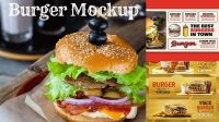 8952+ Graphic Burger Free PSD