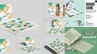 8958+ Mockup Board Game Free Smart Layer PSD