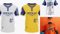 896+ Baseball Uniform Mockup Free Hight Resolution