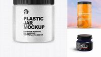 896+ Clear Plastic Jar Mockup Free Professional PSD Template