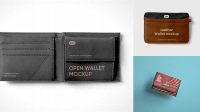 8968+ Wallet Mockup Free High-Resolution PSD Download