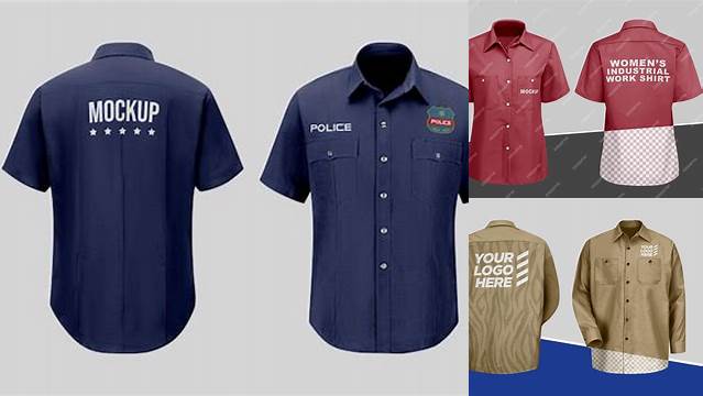 8987+ Work Shirt Mockup Psd Free For Free Download