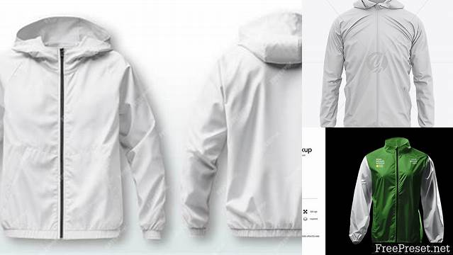 8991+ Windbreaker Mockup Free Include TIFF