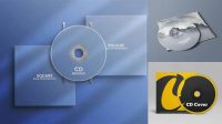 9001+ Cd Cover Mockup Hight Resolution