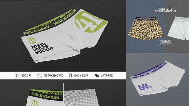 9002+ Boxer Mockup Free High Resolution