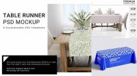 9002+ Free Tablecloth Mockup Include TIFF