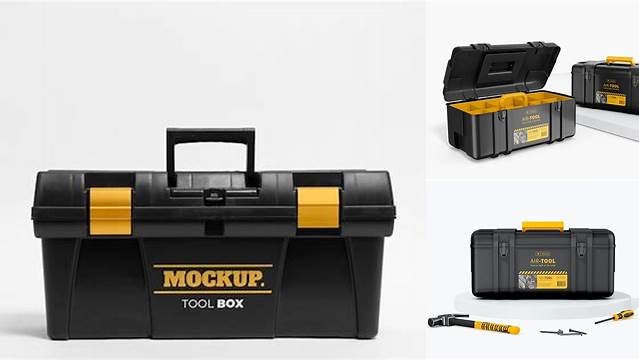 9008+ Tool Box Mockup Free High-Resolution PSD Download