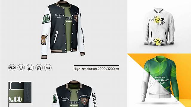 901+ Varsity Jacket Mockup Psd Free Download Premium PSD Resource