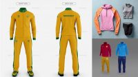 9010+ Sport Suit Mockup Free PSD