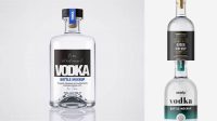 9011+ Vodka Bottle Mockup Free Download Hight Resolution