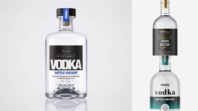 9011+ Vodka Bottle Mockup Free Download Hight Resolution