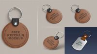 9018+ Keychain Mockup Generator High-Quality PSD Files