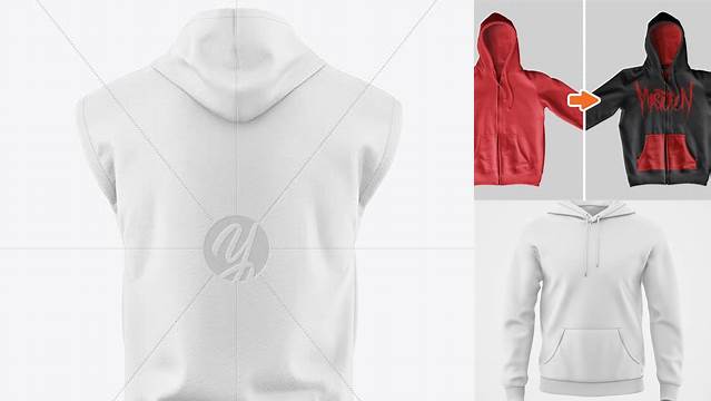 9020+ Sleeveless Hoodie Mockup Advanced Photoshop Design Free