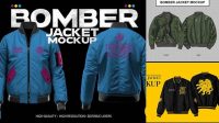 9030+ Mockup Bomber Free Design Resource