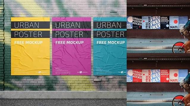 9034+ Free Urban Poster Mockup Creative PSD Resources