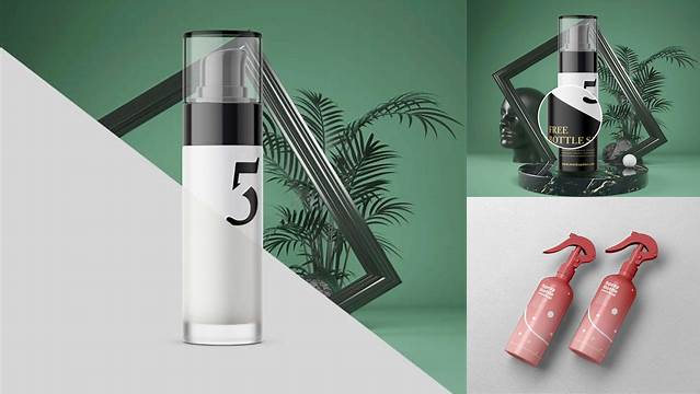 9034+ Pocket Spray Mockup Free PSD Download