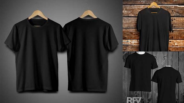 9042+ Mockup Kaos Hitam Polos Hd PSD Free Download