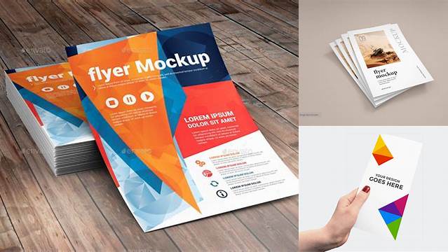 9046+ Graphicex.com - Free Download Vector - Psd - Flyer Mockup Free PSD