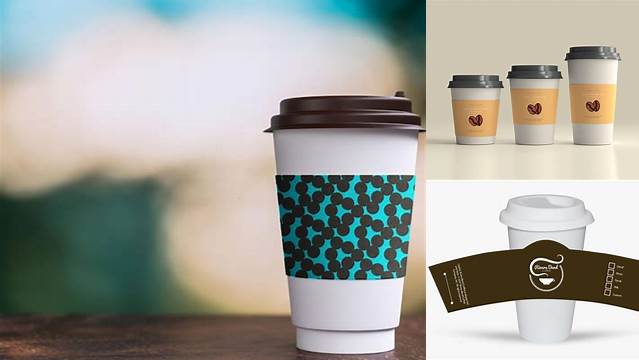 9062+ Cup Sleeve Mockups Download PSD Now