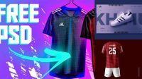 9063+ Adidas Kit Mockup Psd Stylish Free PSD