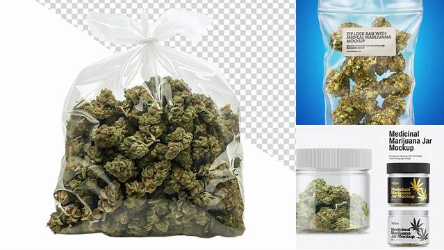 9073+ Weed Bag Mockup PSD Download