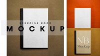 9075+ Exercise Book Mockup Hight Resolution